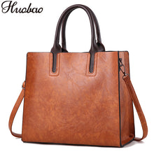 Load image into Gallery viewer, 2018 Women Bag PU Leather Handbags Ladies Large Hand Bags Female Square Shoulder Messenger Bag Women Vintage Tote Bag Sac A Main
