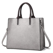 Load image into Gallery viewer, 2018 Women Bag PU Leather Handbags Ladies Large Hand Bags Female Square Shoulder Messenger Bag Women Vintage Tote Bag Sac A Main