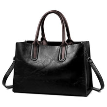Load image into Gallery viewer, 2018 Women Bag PU Leather Handbags Ladies Large Hand Bags Female Square Shoulder Messenger Bag Women Vintage Tote Bag Sac A Main