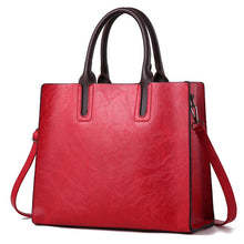 Load image into Gallery viewer, 2018 Women Bag PU Leather Handbags Ladies Large Hand Bags Female Square Shoulder Messenger Bag Women Vintage Tote Bag Sac A Main