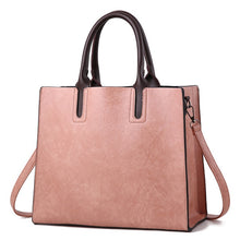 Load image into Gallery viewer, 2018 Women Bag PU Leather Handbags Ladies Large Hand Bags Female Square Shoulder Messenger Bag Women Vintage Tote Bag Sac A Main